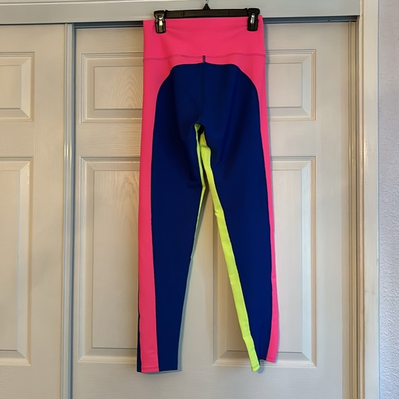 NWT Beach Riot Color Block Neon Ribbed Leggings - Picture 7 of 13